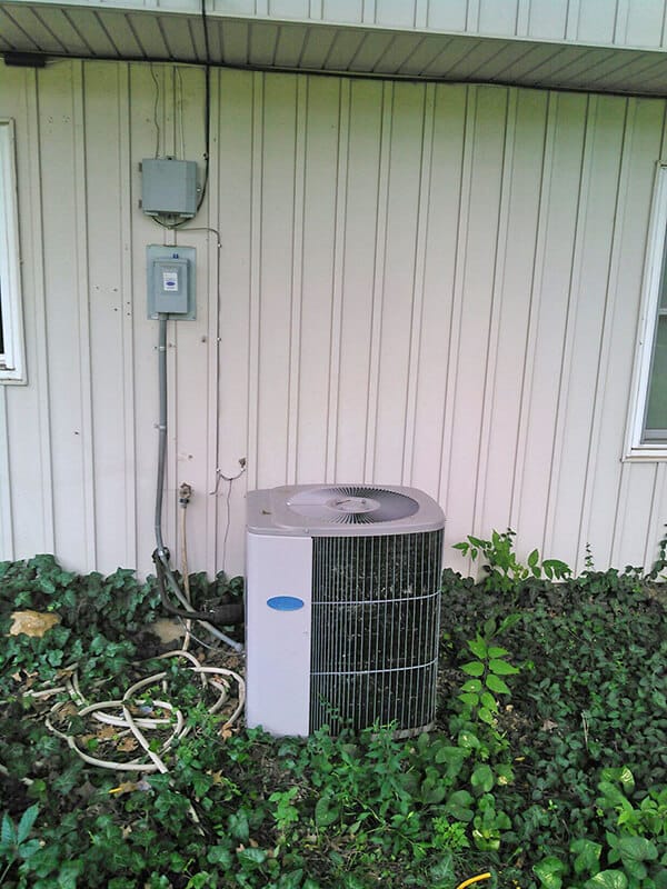 Before - Air Conditioner Replacement St Louis Scott-Lee Heating Company