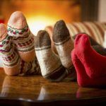 socks in the winter