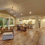 open kitchen and living room